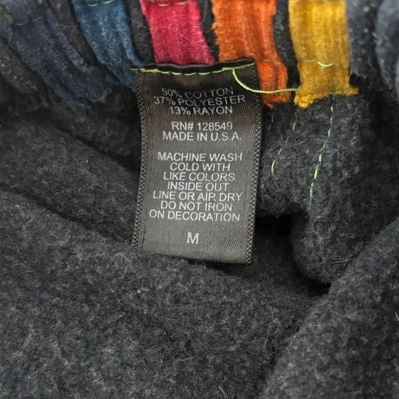 Aviator Nation 5 STRIPE SWEATPANTS - CHARCOAL Medium Women’s - Picture 7 of 7